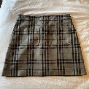 J Crew plaid skirt